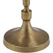 Pascal 12.25 inch Brass Side Table